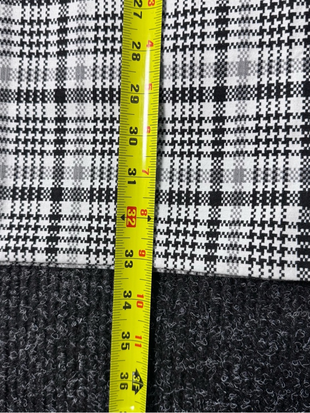 Alex Marie Plaid Coat Dress Jacket Black White Academia Career Work Size 4 - Picture 8 of 8